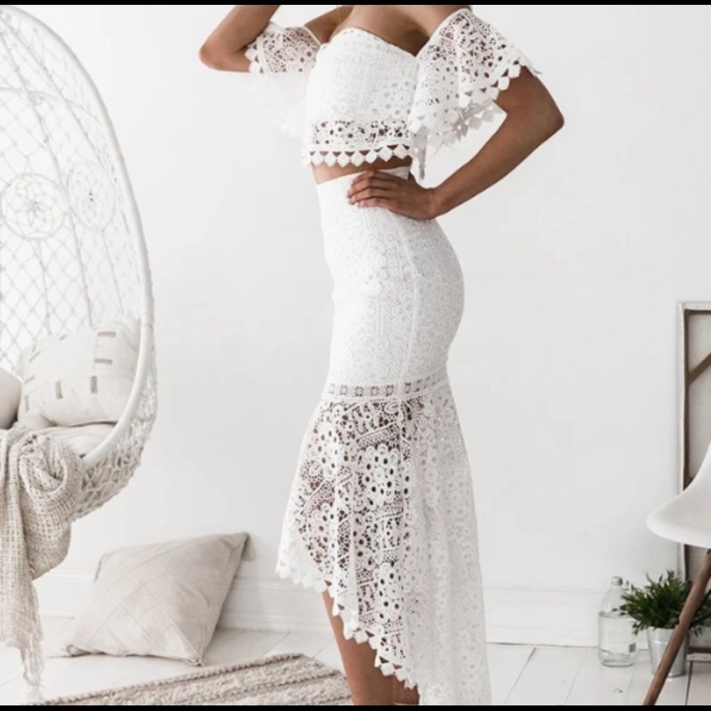 Twosister's The Label Celine Set - WHITE-size 4